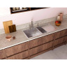 Мойка OMOIKIRI AKISAME 100-2-GM-R нерж.сталь/вороненая сталь 4973104